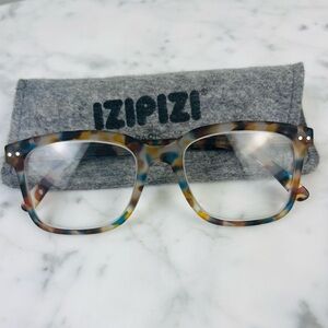 IZIPIZI Paris L Reading Glasses – Blue Tortoise, +1.00 Diopters